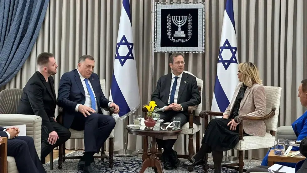 Састанак Додика и Тришић Бабић са предсједником Израела