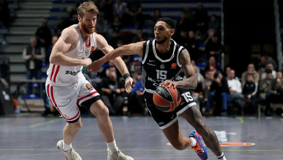 Дебакл у Београду: Олимпијакос декласирао Партизан, седми узастопни пораз црно-бијелих