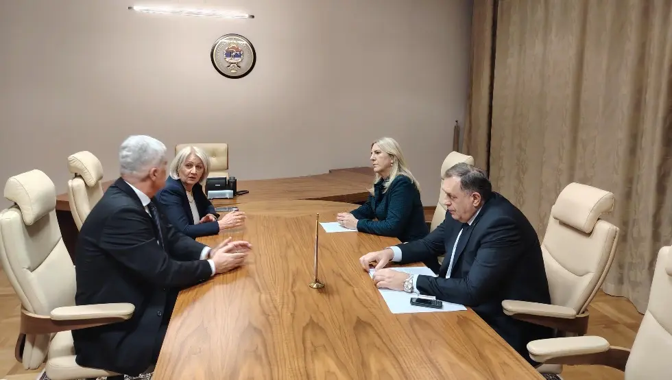 Састанак руководства СНСД-а и ХДЗ-а у Источном Сарајеву