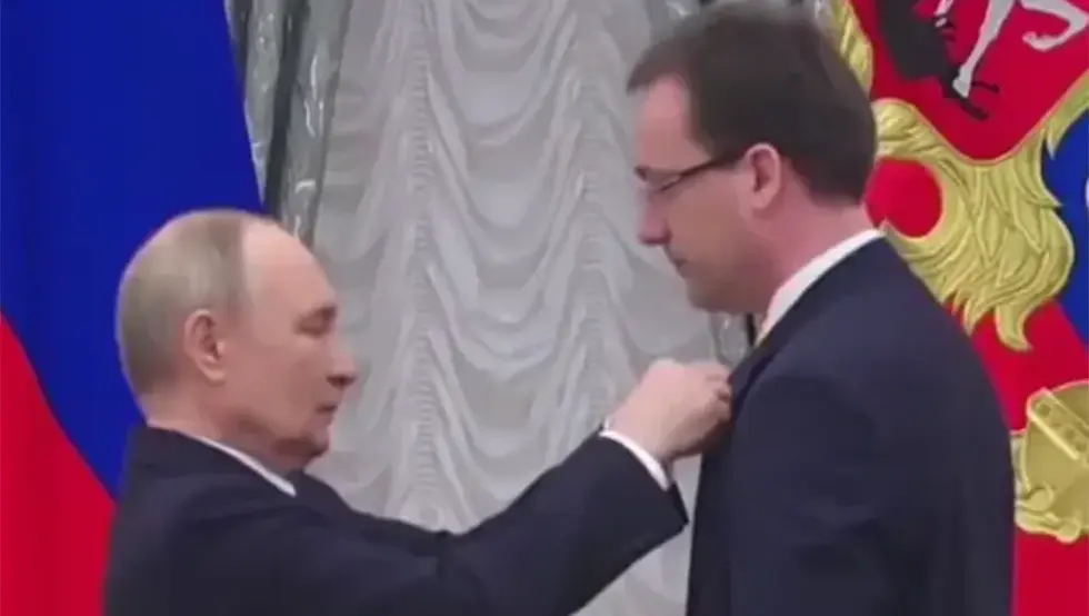 Угљеша Станојевић и Владимир Путин