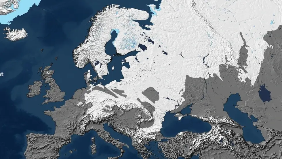 Хладно вријеме Европа