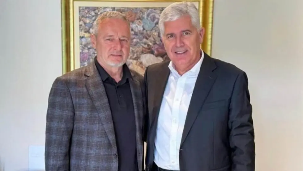 Човић угостио Томпсона: Угодан сусрет с драгим пријатељем