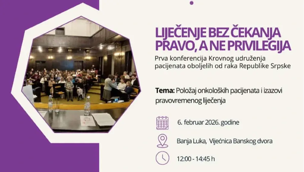 Прва конференције пацијената обољелих од рака Републике Српске