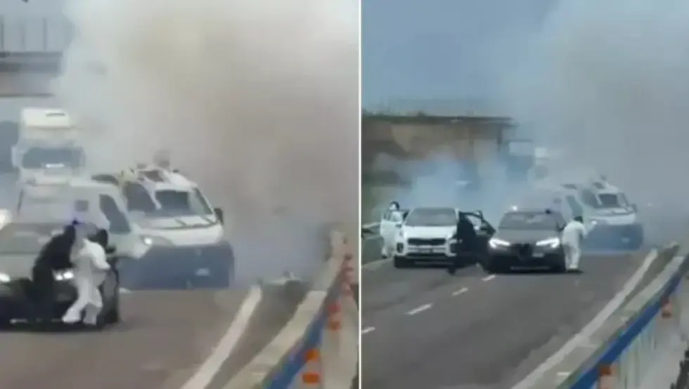 Филмске сцене у Италији: Криминалци покушали разнијети оклопно возило, пуцали на полицију