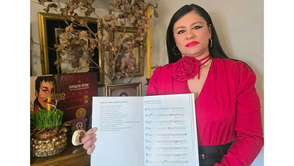 Весна Радоја Ђапић написала пјесму поводом обиљежавања Сретења: ''Живјела Србија, живјела Српска''