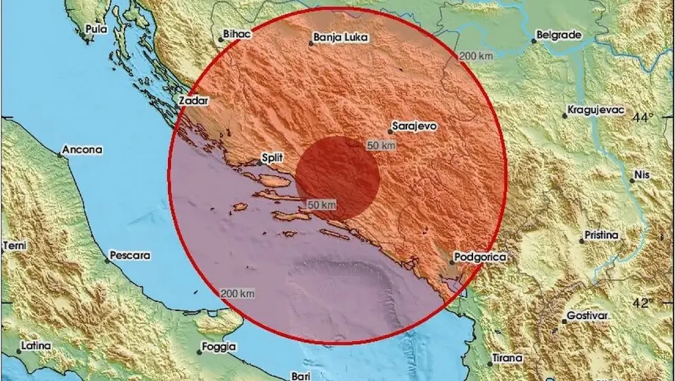 Земљотрес у БиХ