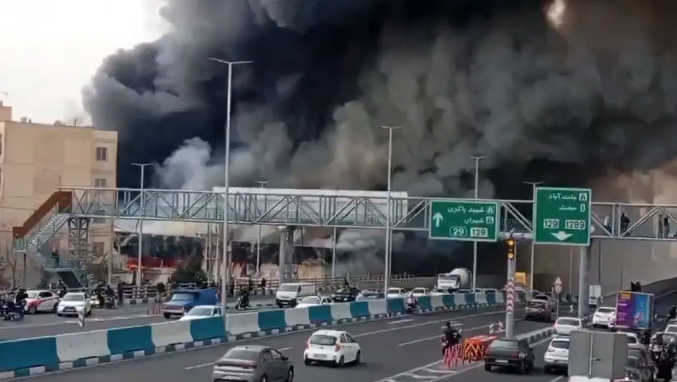 Техеран пожар