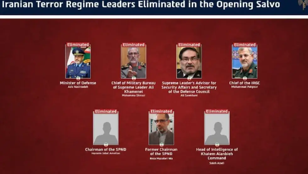 Елеминисани високи званичници Ирана