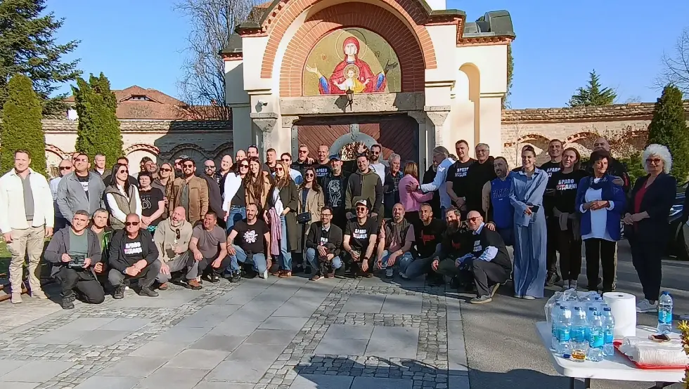 У манастиру Ковиљ завршено снимање филма о доктору Лазићу