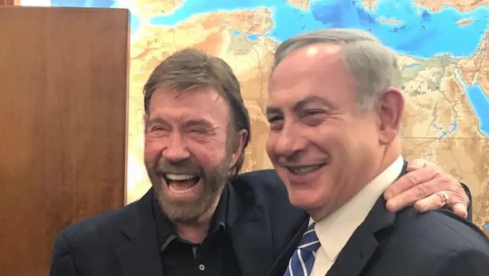 Чак Норис и Нетанјаху