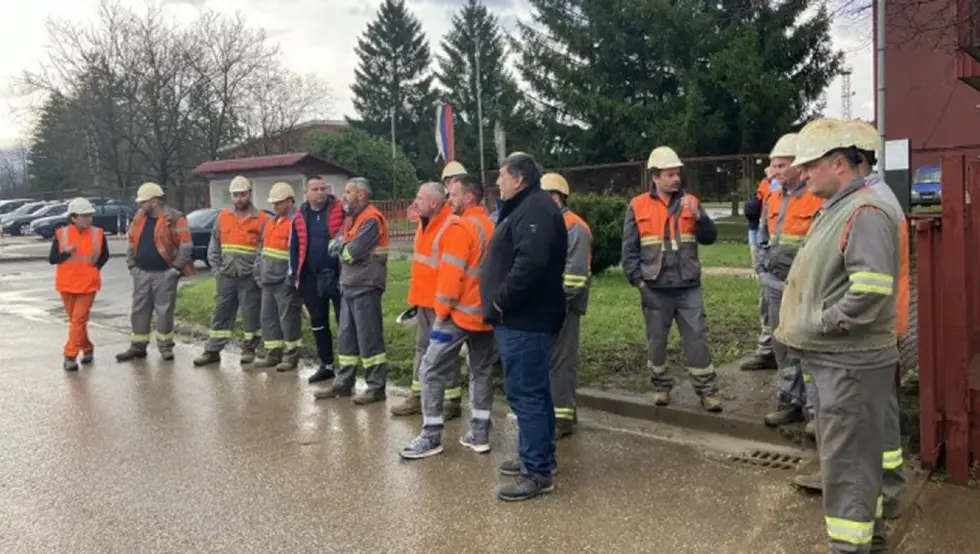 Одбили оброк: Протест радника "Нове Љубије"