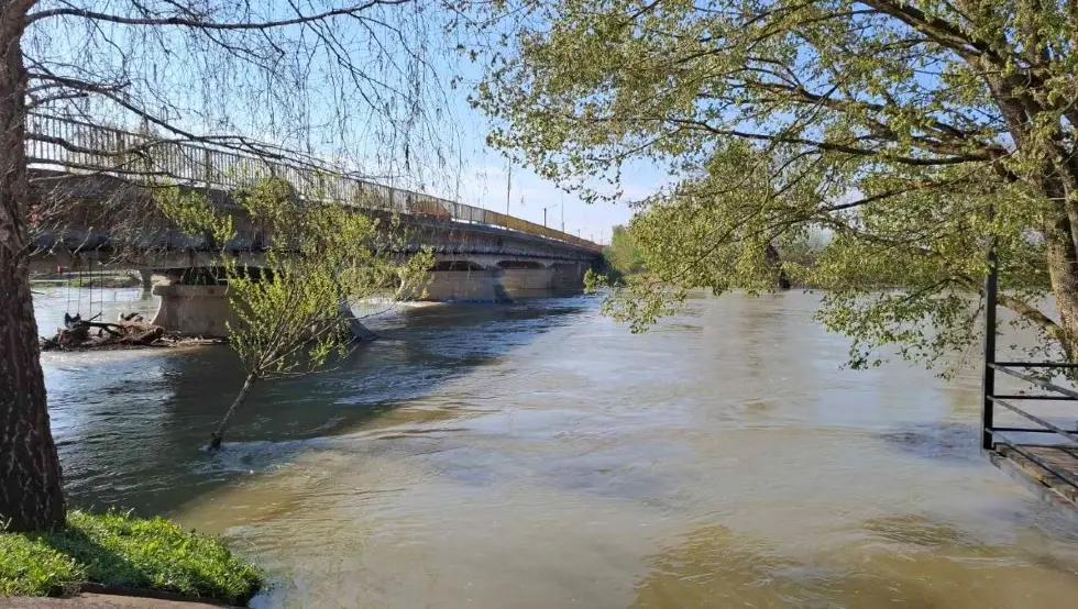 Водостај Сане у Приједору испод коте редовне одбране од поплава