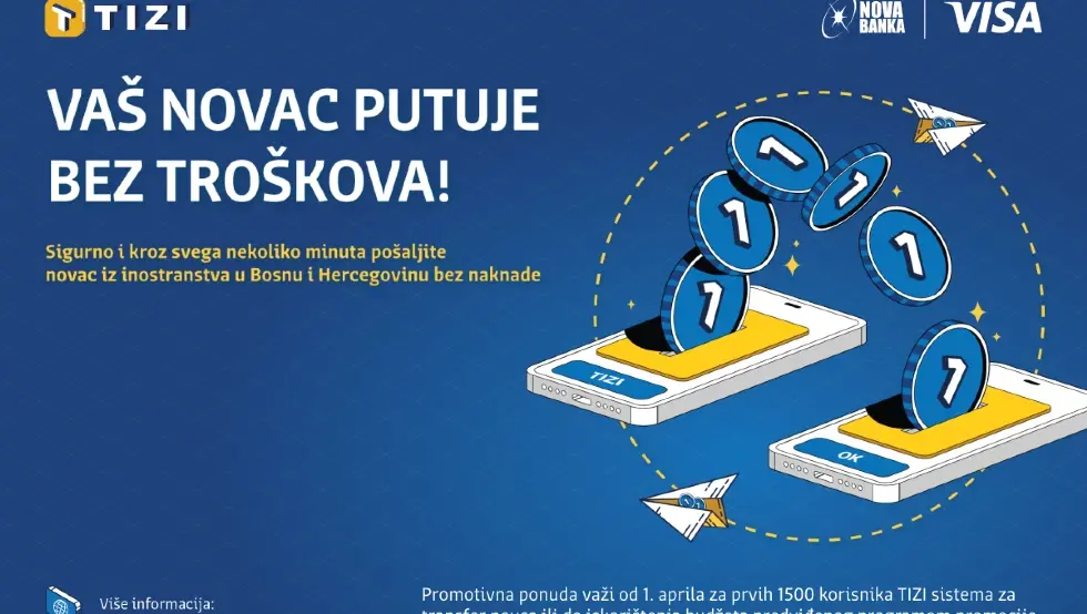 Повољнији, бржи и сигурнији приливи из иностранства уз TIZI и Visa Direct