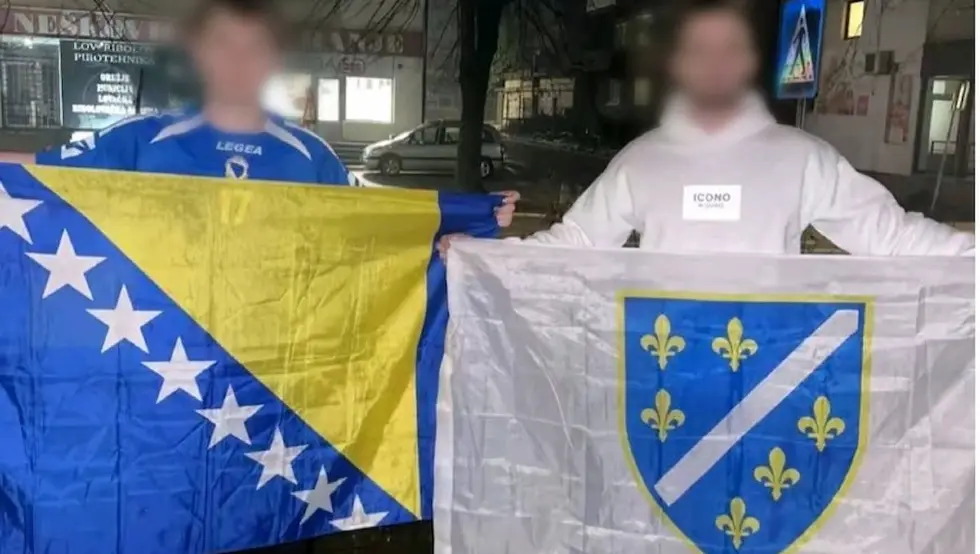 Од младића у Котор Варошу одузета застава тзв. РБиХ