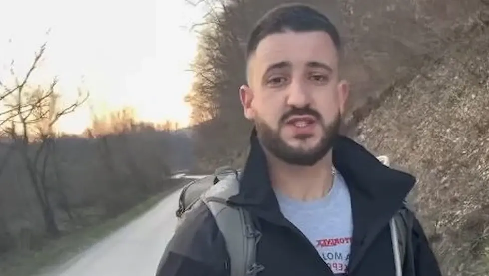 (ВИДЕО) Божидар из Челинца стигао на Свету Гору након 36 дана пјешачења