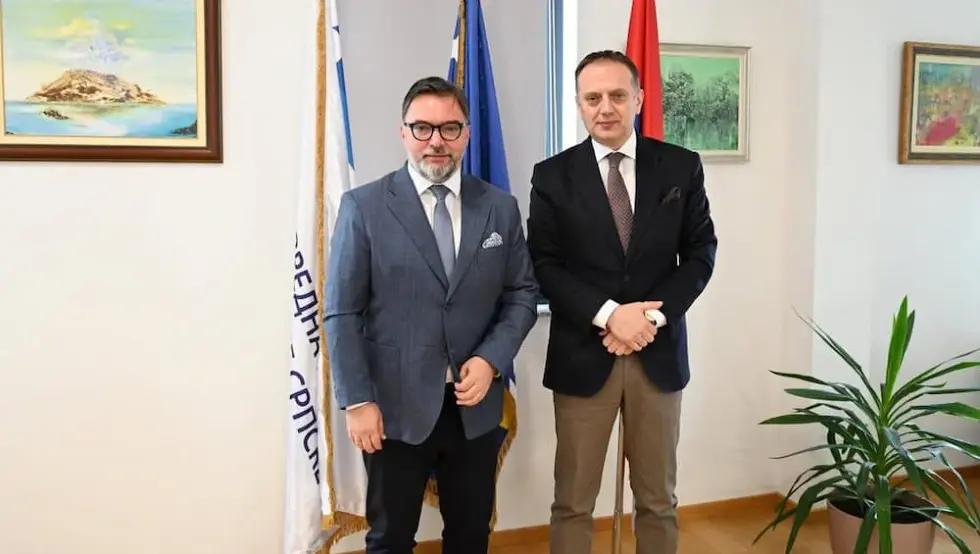 Сташа Кошарац и Горан Рачић