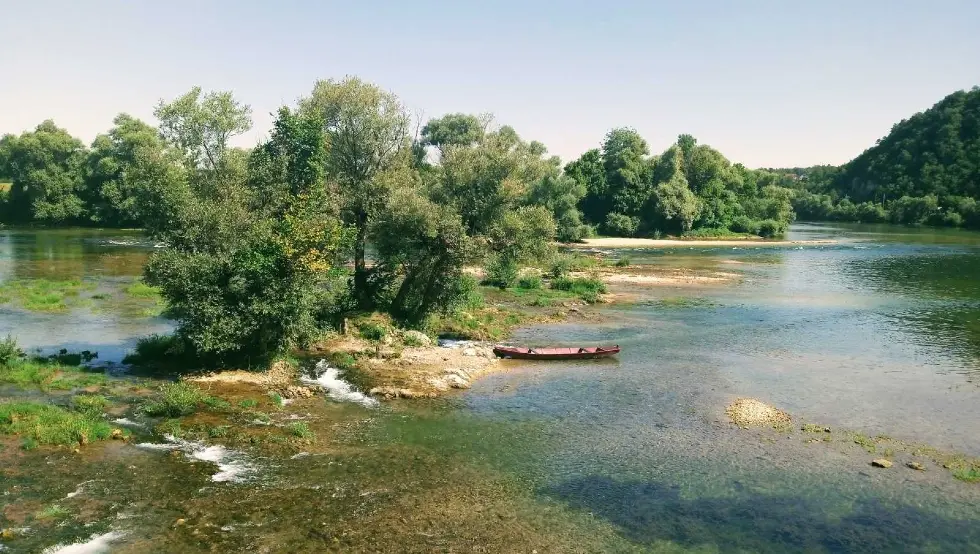 Уна, лијепо вријеме, ријека, природа, сунчано