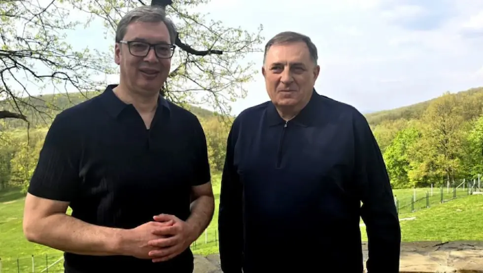 Вучић након састанка са Додиком: У недјељу заједно у Доњој Градини