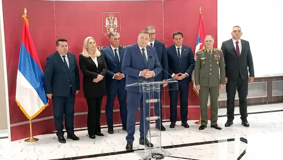 Додик: Војни савез Хрватске, Албаније и самопроглашеног Косова угрожава безбједност српског народа