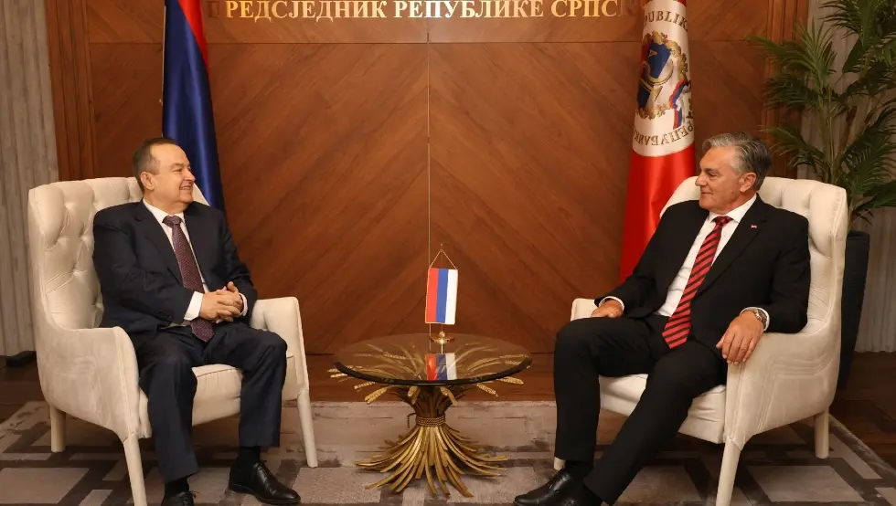 Синиша Каран и Ивица Дачић састанак у палати републике