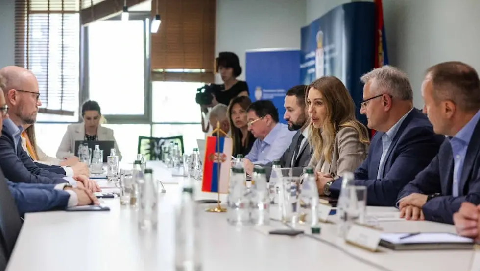 Дубравка Ђедовић Хандановић са Кирилом Тјурдењевим