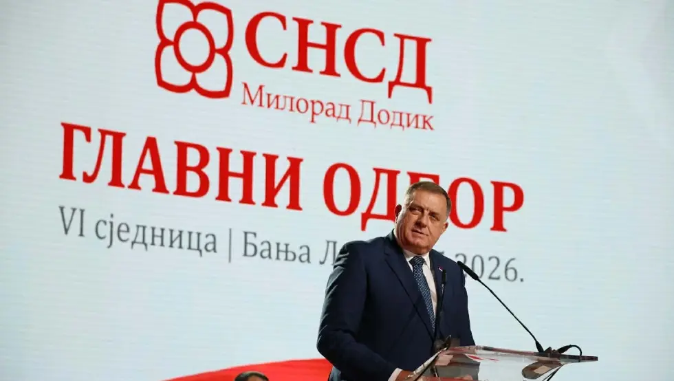 Милорад Додик, сједница Главног одбора СНСД-а