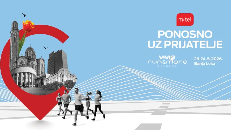 Трчите, навијајте и уживајте уз „Run&More Weekend“: m:tel и ове године пријатељ великог спортског фестивала у Бањалуци