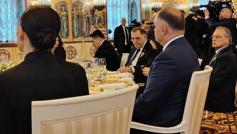 (ВИДЕО) Каран, Стевандић и Додик на пријему код Путина