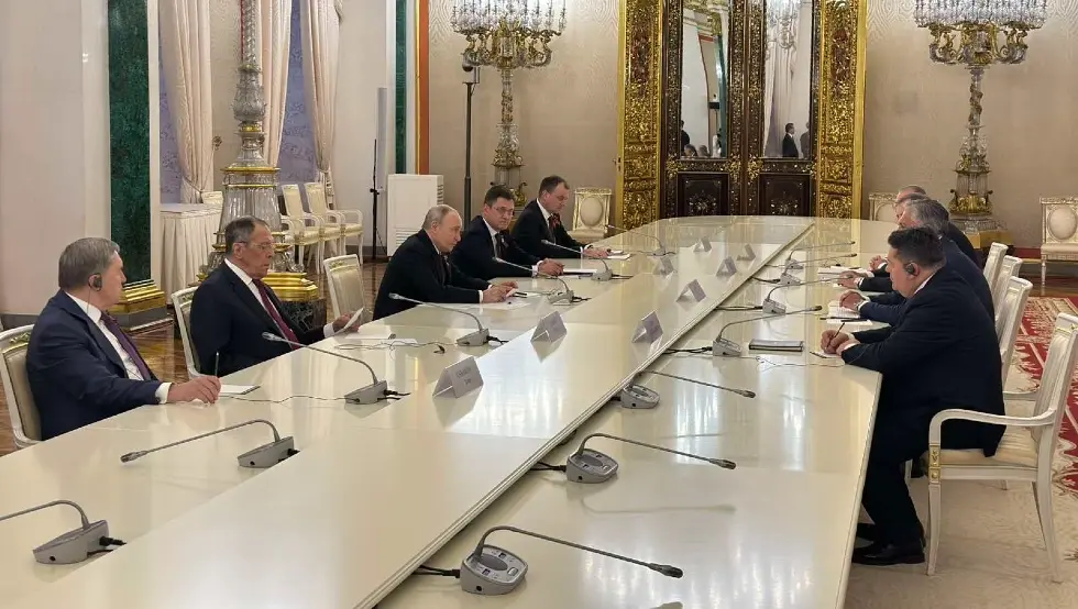 Владимир Путин и Делегација Српске