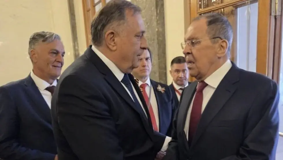 Додик са Лавровом: Настављамо јачати сарадњу