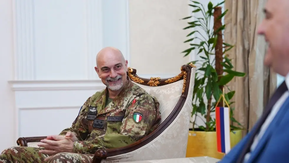 Минић примио у наступну посјету команданта ЕУФОР-а