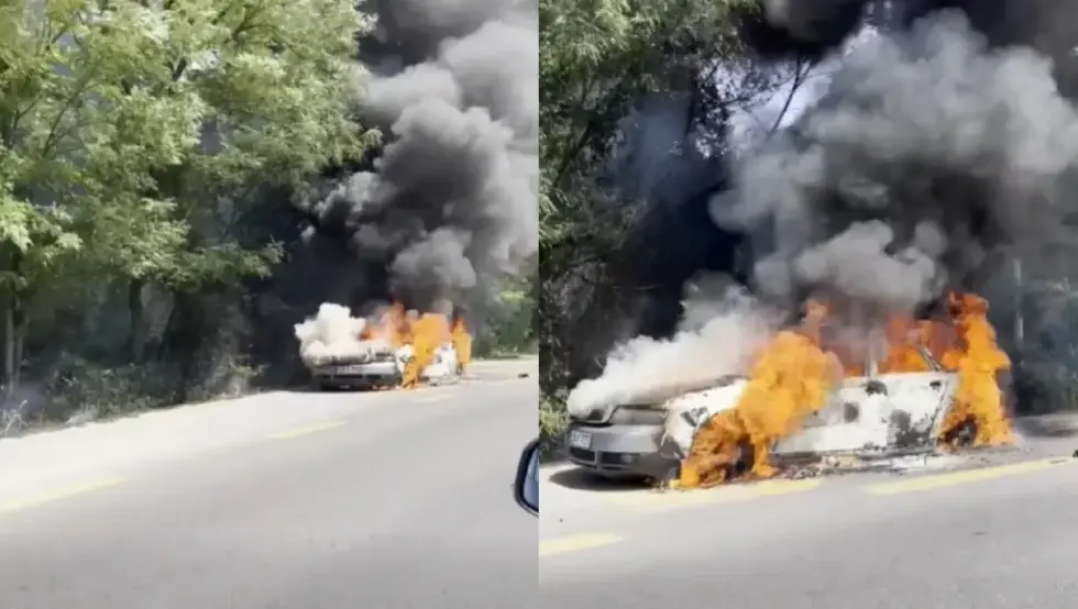 Погледајте видео: Запалио се аутомобил у Пријаковцима