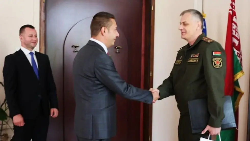 Александар Гогановић и Сергеј Лавшук