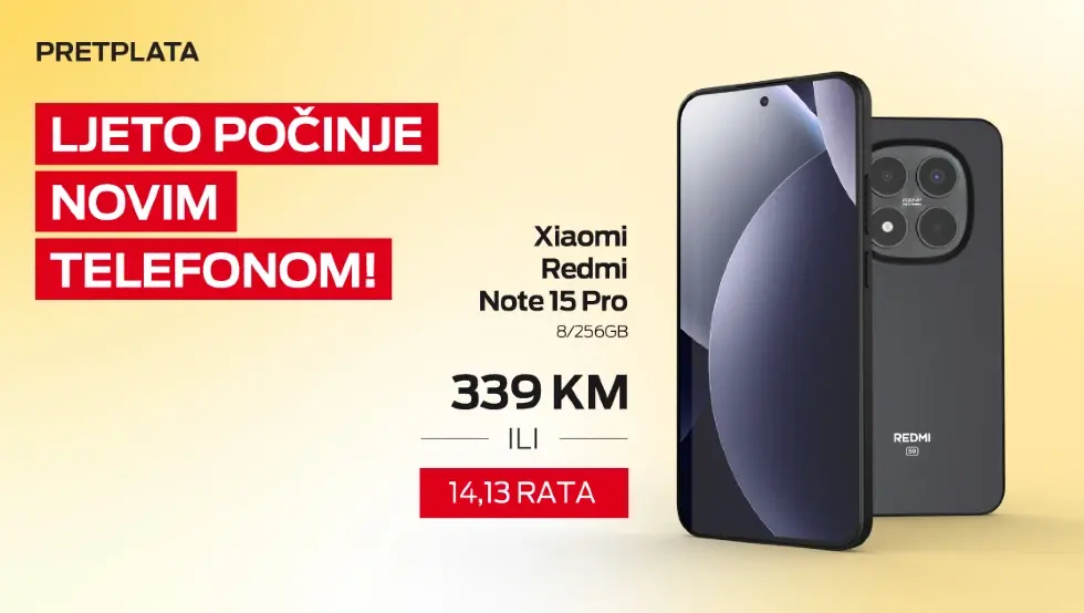 Љето почиње: Изаберите Galaxy A07 или Redmi Note 15 Pro уз uz m:tel Travel tarife