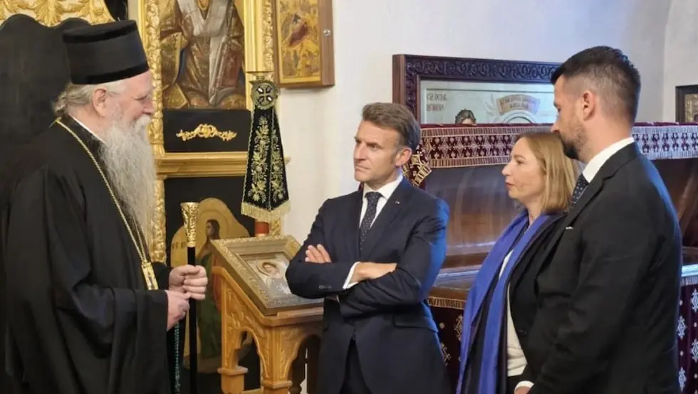 Макрон на Цетињу