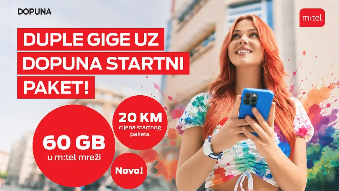 Љето је љепше када не бројиш гигабајте: Дупле гиге уз Допуна Старт пакет