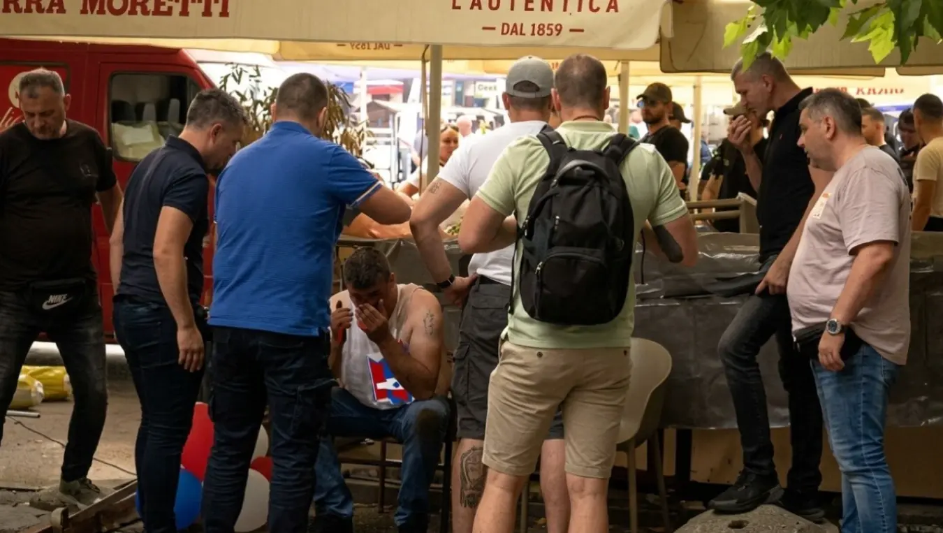 Сукоб демонстраната и полиције у Ужицу: Повријеђен сниматељ РТС-а