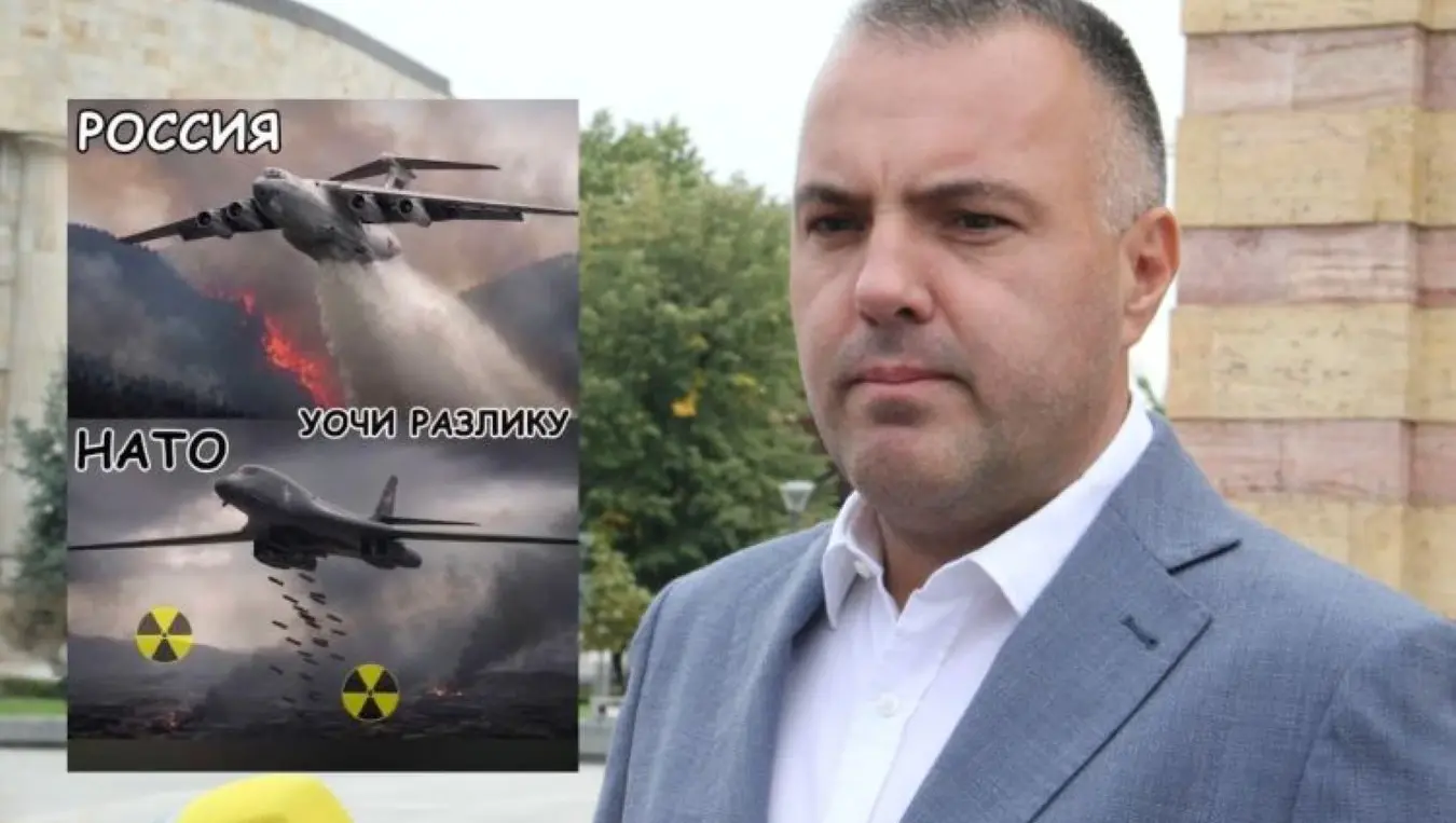 Видовић: Кад треба гасити пожаре нема их, кад треба бацати бомбе на Србију – ту су први