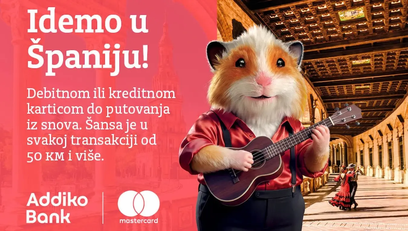 Свака трансакција може бити корак ближе Шпанији: Addiko Bank Banja Luka и Mastercard награђују искуством за памћење