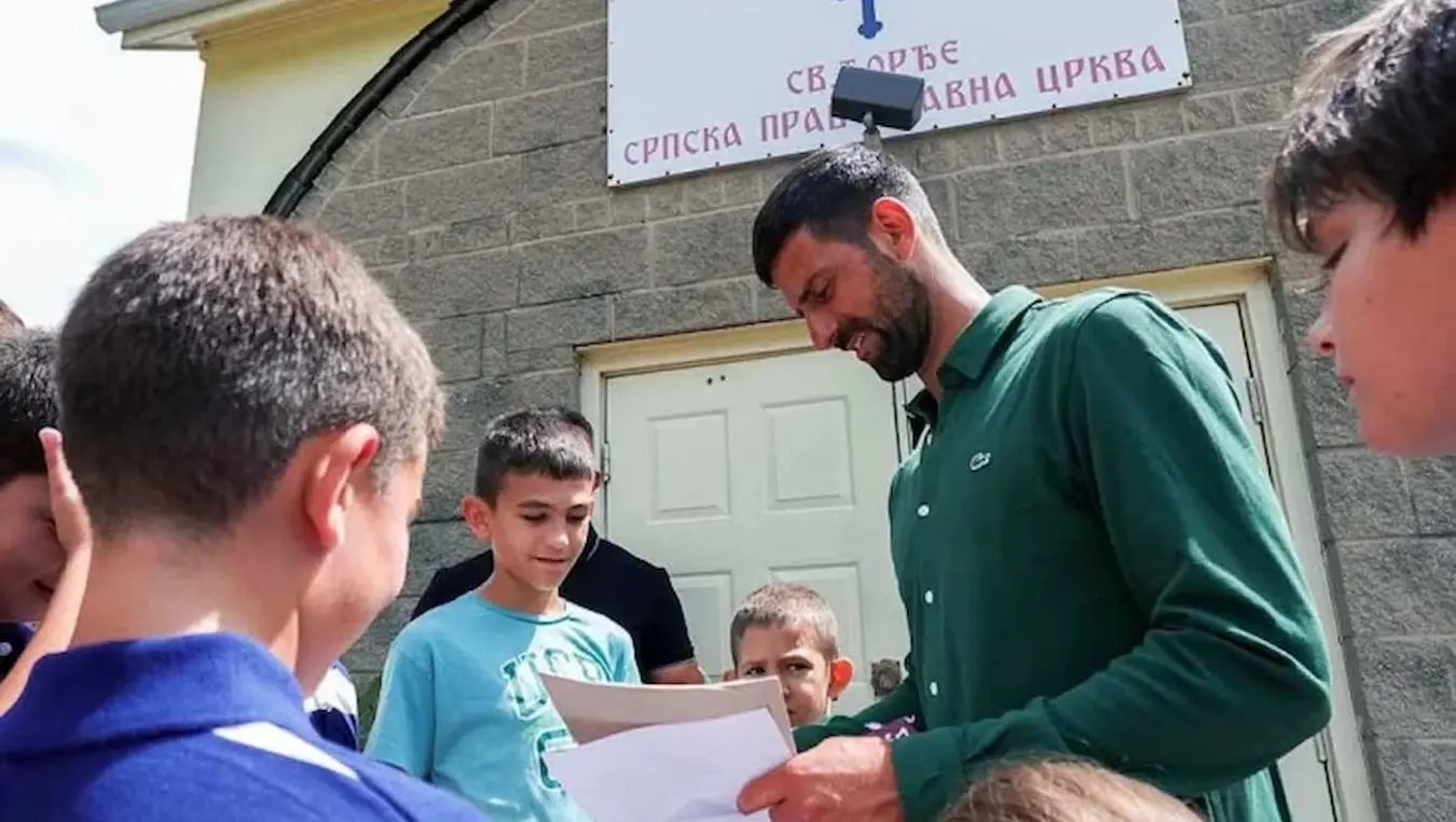 Још једном показао зашто је највећи: Новак у Синсинатију посјетио српску цркву и одушевио све