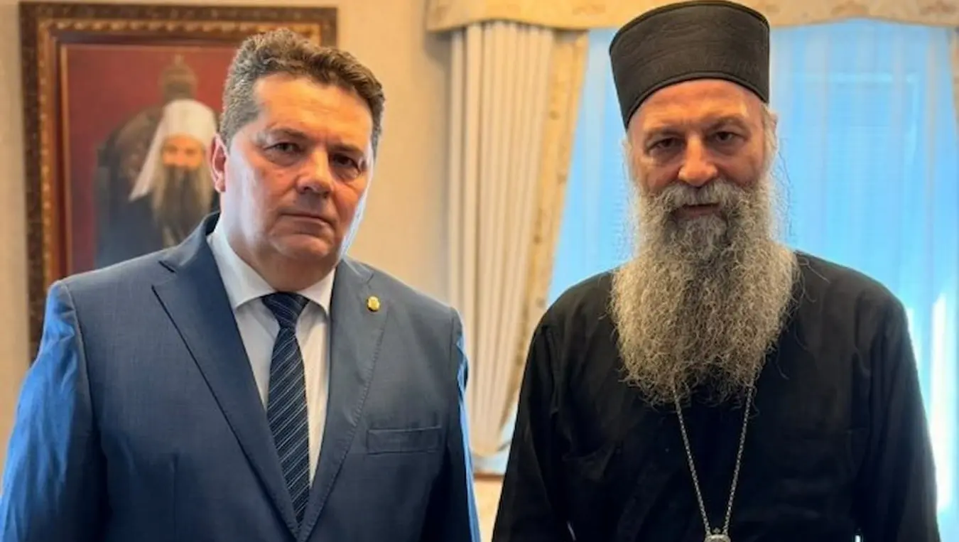 Стевандић у Београду са патријархом Порфиријем