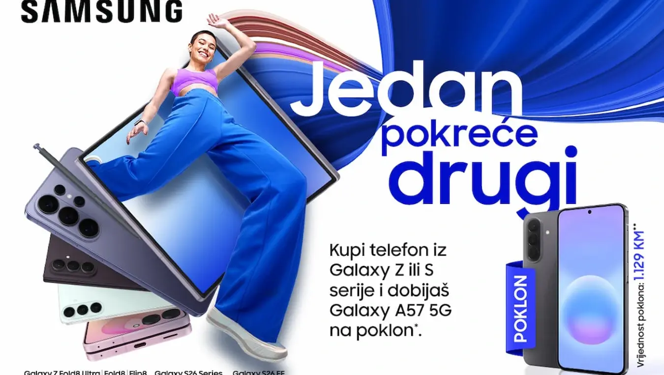 Један покреће други: Нови Galaxy из S или Z серије доноси вам Galaxy A57 на поклон!