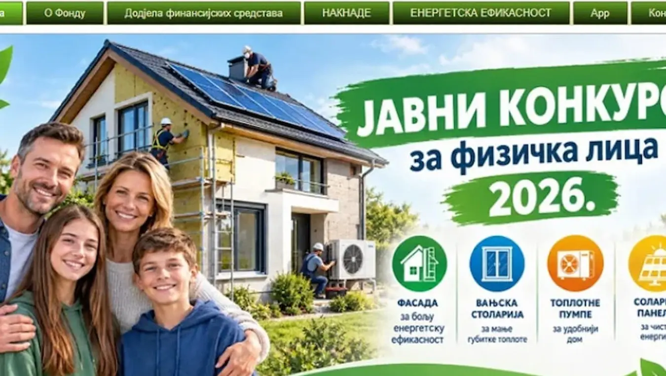 Објављен конкурс за домаћинства у Српској: За енергетску ефикасност 4,6 милиона КМ, ево ко све може да се пријави
