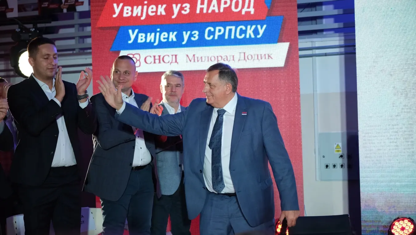 Додик: Старчевица показала снагу СНСД-а и велику подршку нашим кандидатима