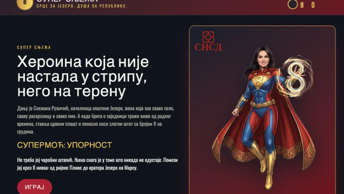 Предизборна игрица начелнице Језера: Како је Снежана Ружичић постала "Супер Сњежа"