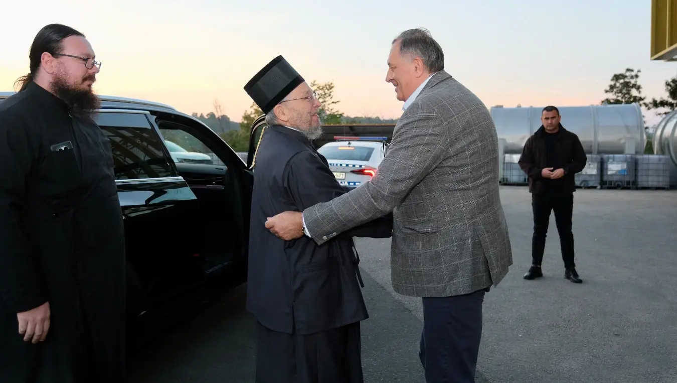 Додик дочекао митрополита будимског Лукијана: Српска ће увијек бити уз нашу Цркву и народ