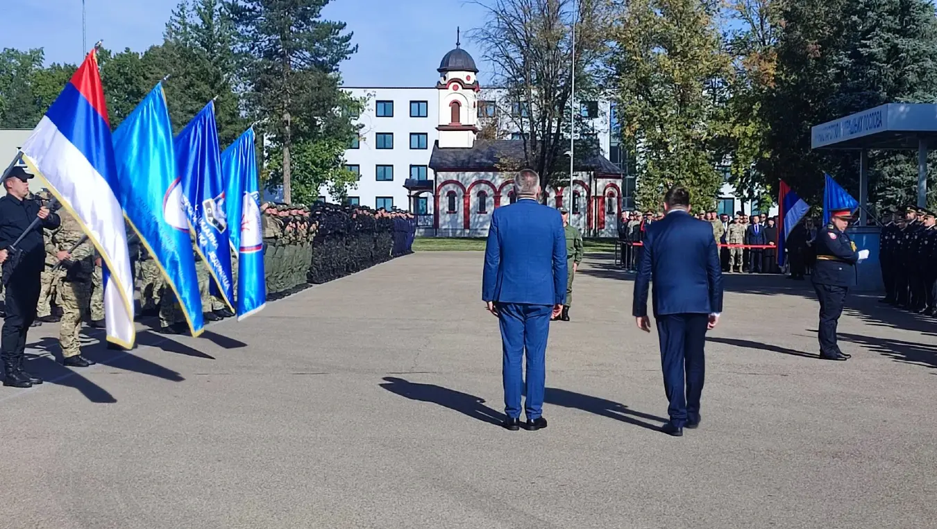Свечаност поводом деценије Центра за обуку почела предајом рапорта Минићу и Будимиру
